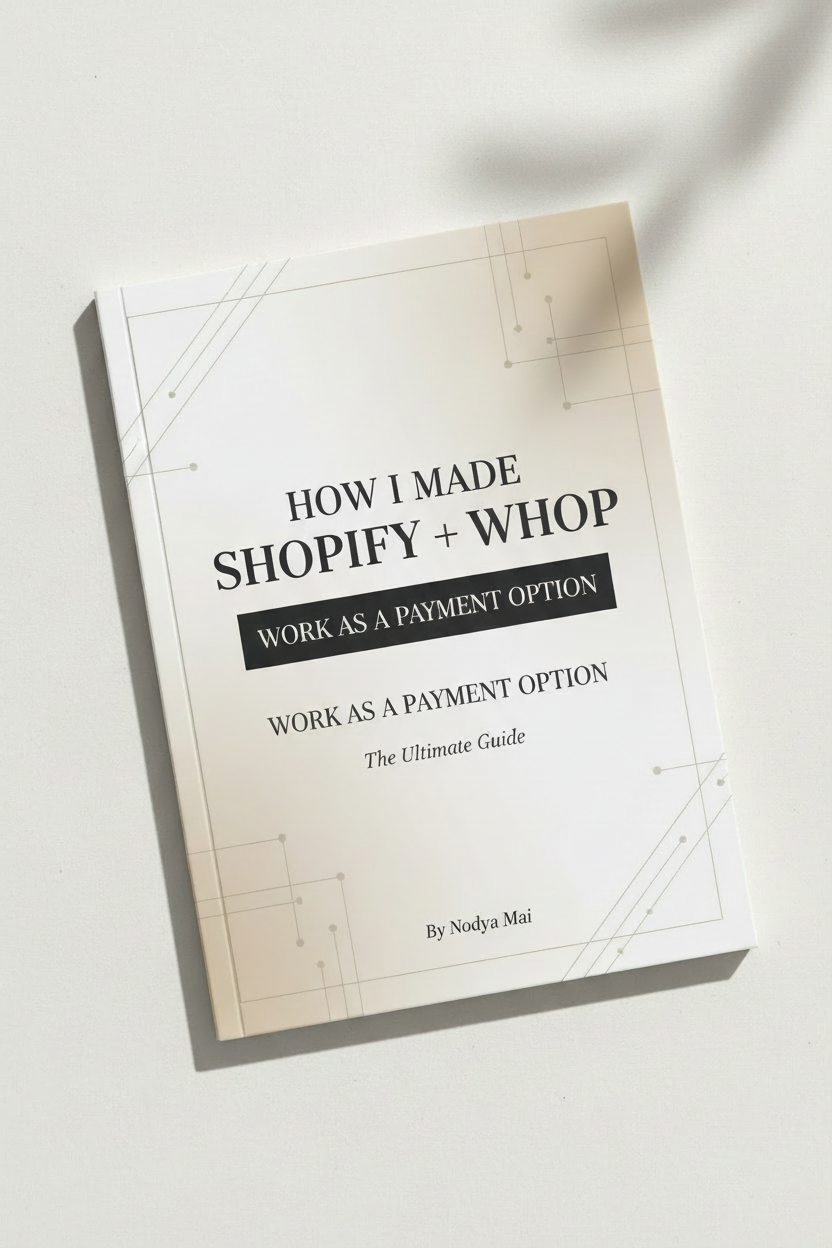 How I Made Shopify + Whop Work as a Payment Option by Nodya Mai